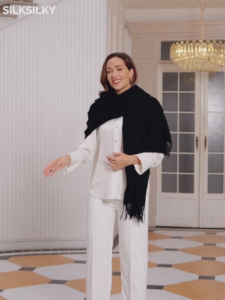 SilkSilky-UK Wool Scarf video 001