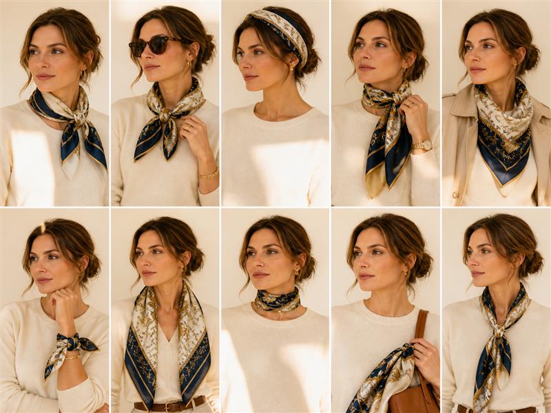 10 Ways to Tie and Style Silk Scarves for Any Occasion — featured editorial image