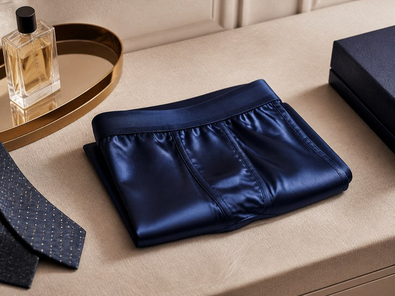 Refined men’s silk underwear as an everyday basic