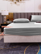 [Silver] SilkSilky-UK 19Momme Bed Linen Set 006