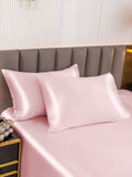 SilkSilky-UK 30Momme Pure Silk Pillowcase Pink 002