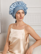 [Dark Blue] SilkSilky-UK Sleep Cap 008