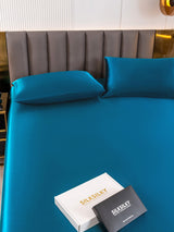 [Teal] SilkSilky-UK 19Momme Bed Linen Set 005
