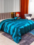 SilkSilky UK 22Momme Pure Silk Duvet Cover Teal 003