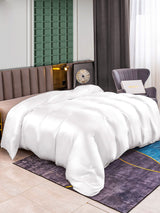 [White] SilkSilky-UK 25Momme Duvet Covers 001