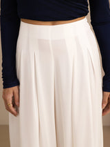 [White] SilkSilky-UK Womens Pants 004