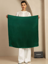 [Dark Green] SilkSilky-UK Scarf 002
