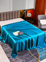 [Teal] SilkSilky-UK 22Momme Sheet 002