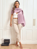 SilkSilky UK Pure Silk Scarf Lavender 002