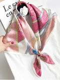 SilkSilky UK Pure Silk Scarf Pink 001