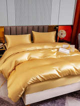 [Champagne] SilkSilky-UK 22Momme Pure Silk Bedding Set 002,