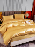 SilkSilky UK 22Momme Pure Silk Bedding Set Champagne 002