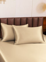 [Beige] SilkSilky-UK 22Momme Pure Silk Pillowcase 001