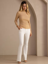 [Moonstone] SilkSilky-UK Long Sleeve Turtle Neck Women's T-Shirt 007