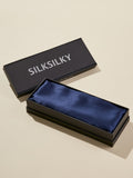 SilkSilky UK Pure Silk Scarf DarkBlue 001