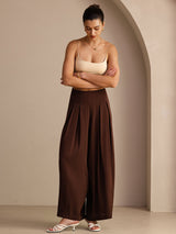 [Coffee] SilkSilky-UK Womens Pants 007