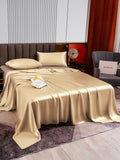 SilkSilky UK 22Momme Pure Silk Bedding Set Beige 003