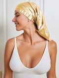 SilkSilky-UK Pure Silk Sleep Cap Champagne 004