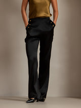 [Black] SilkSilky-UK Women's Pants 001