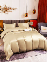 [Beige] SilkSilky-UK 19Momme Pure Silk Bedding Set 006