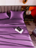 SilkSilky UK 19Momme Pure Silk Bedding Set Purple 003