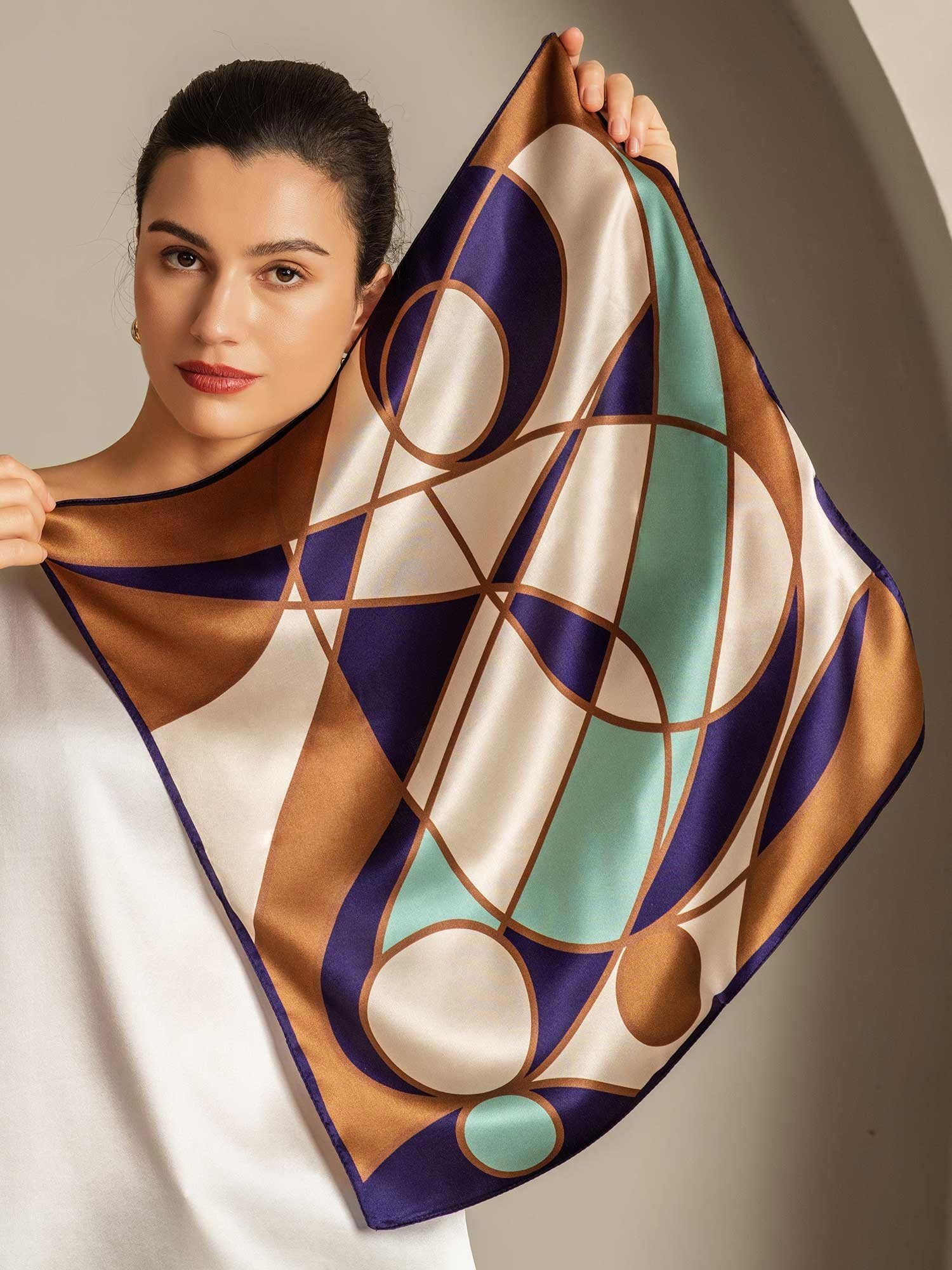 [P104] SilkSilky-UK Pure Silk Scarf 002,