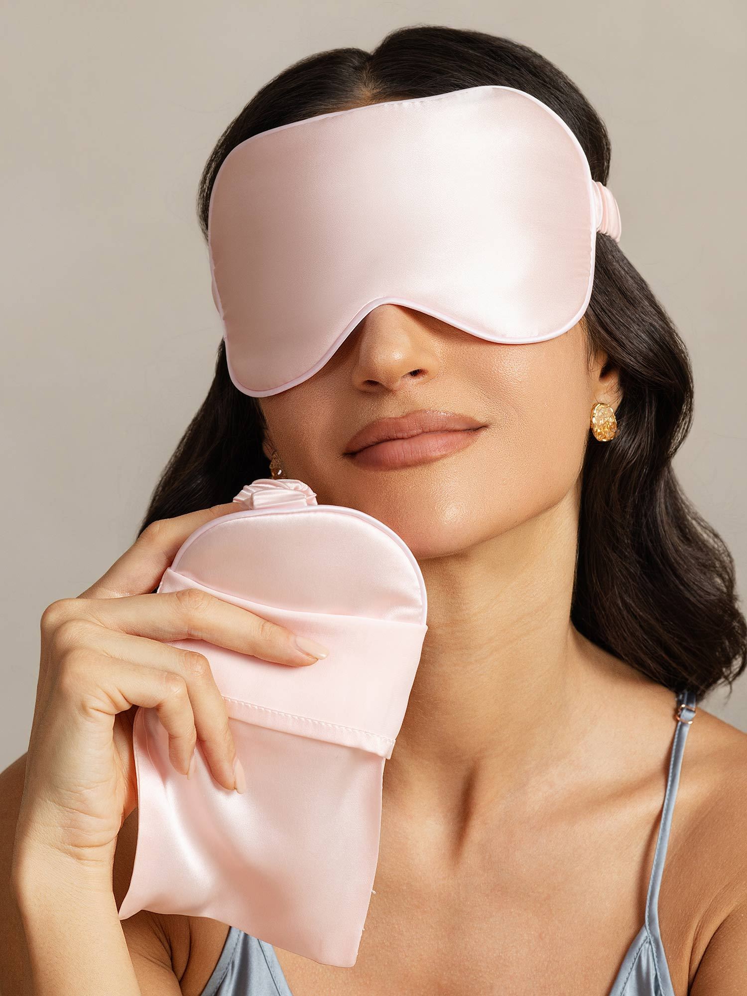 [Pink] SilkSilky-UK Pure Silk Eye Mask 007