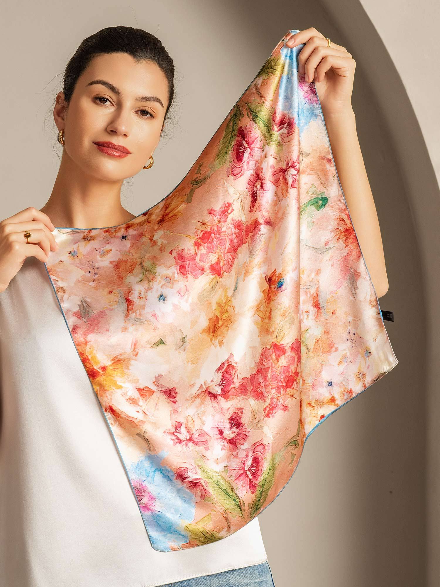 [P098] SilkSilky-UK Pure Silk Scarf 004,