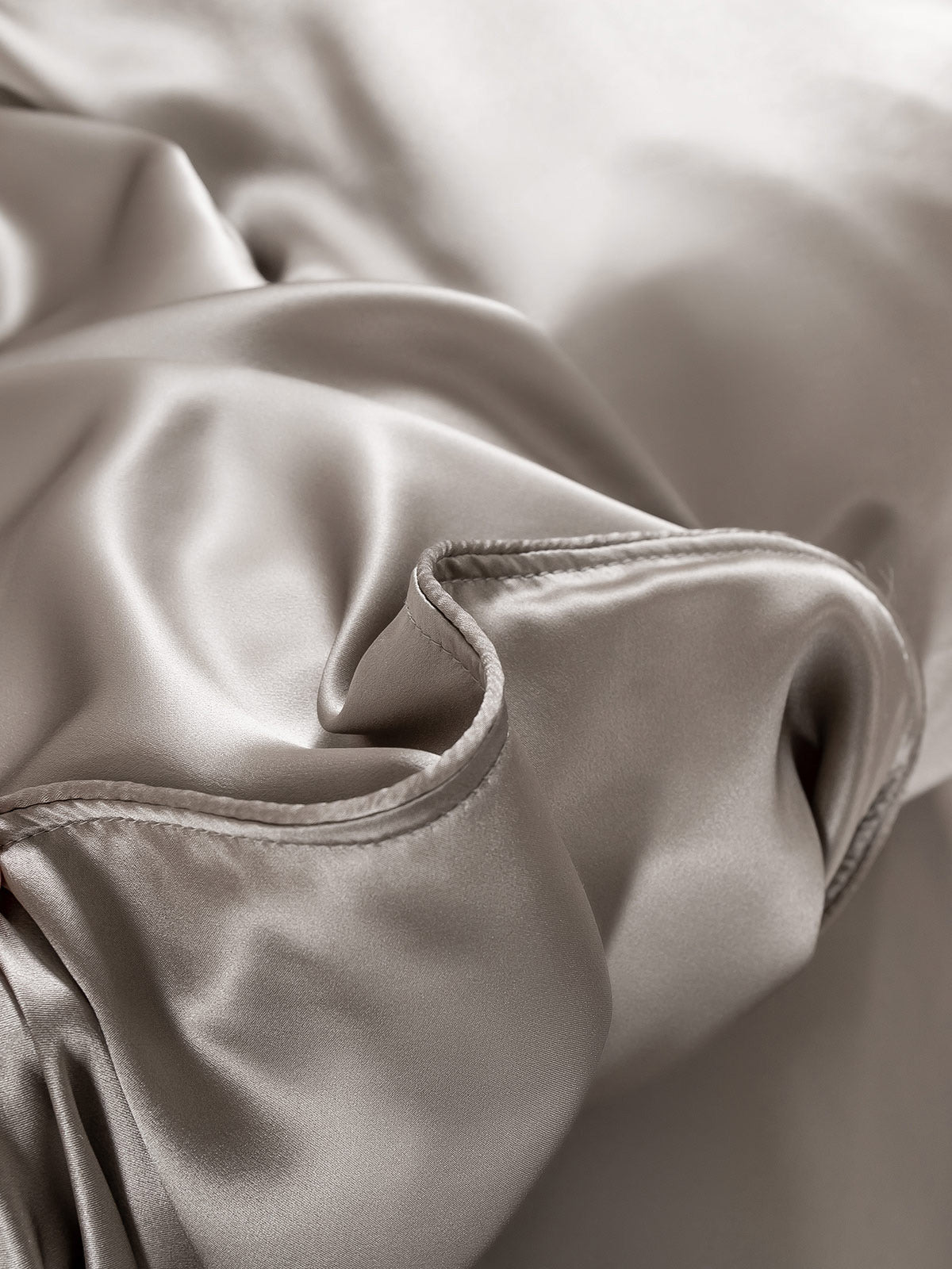 [Gray] SilkSilky-UK 22Momme Pure Silk Bedding Set 006