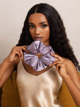 [Deep Purple] SilkSilky-UK Scrunchie 005