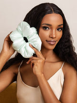 [Mint Green] SilkSilky-UK Scrunchie 002