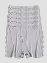 [Gray] SilkSilky-UK 100% Silk Jersey Men's Underwear 002