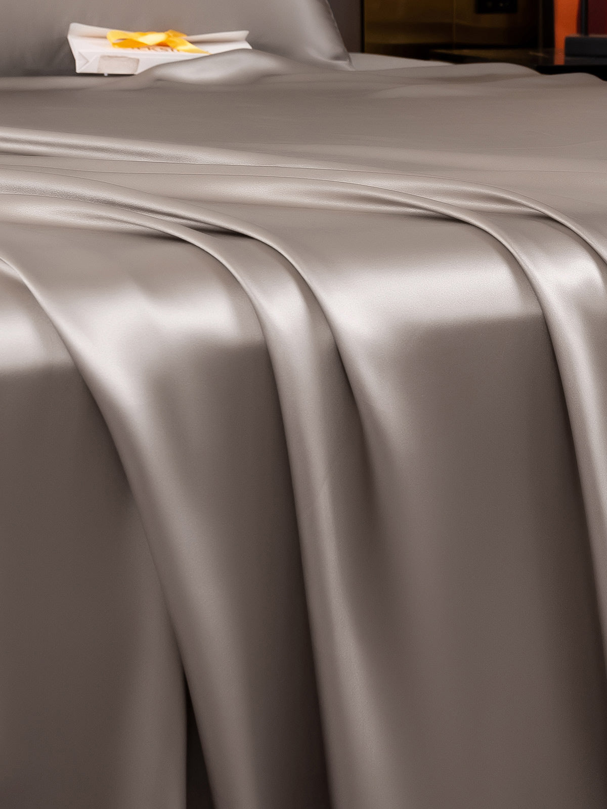 [Gray] SilkSilky-UK 25Momme Pure Silk Sheet 003