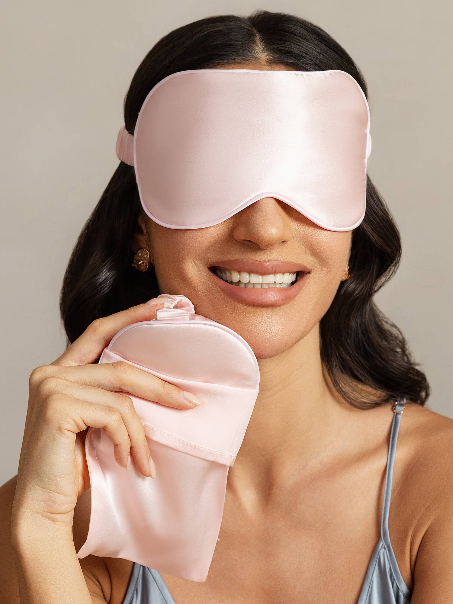 [Pink] SilkSilky-UK Pure Silk Eye Mask 004