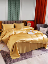 [Champagne] SilkSilky-UK 25Momme Pure Silk Bedding Set 001