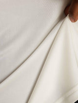 [White] SilkSilky-UK Long Sleeve Crew Neck Women's T-Shirt 005