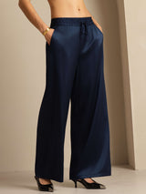 [DarkBlue] SilkSilky-UK 19Momme Silk Womens Pants 004