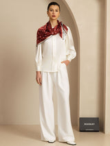[Wine] SilkSilky-UK Scarf 006