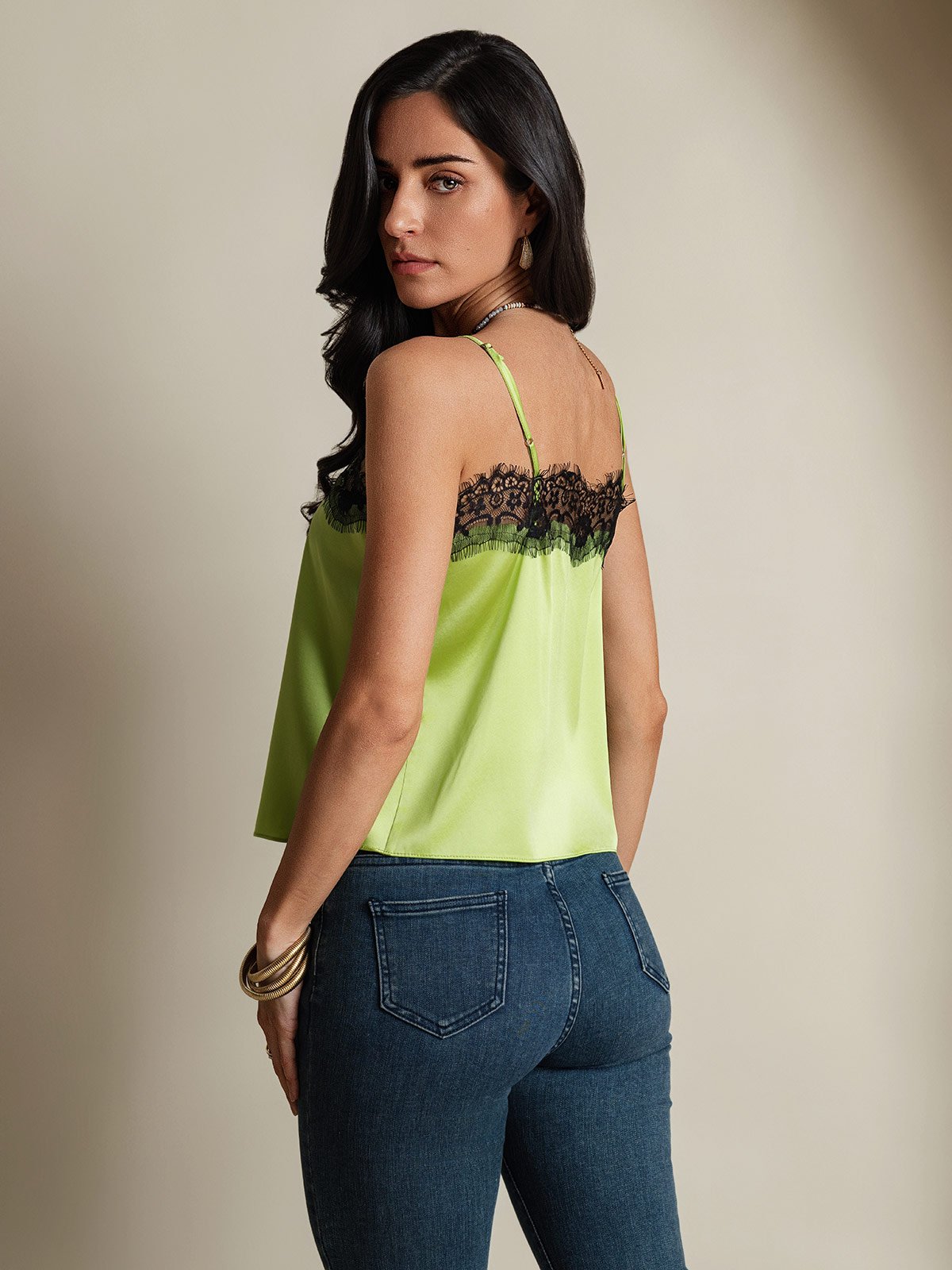 SilkSilky-UK 19Momme Silk Camisoles MintGreen 002