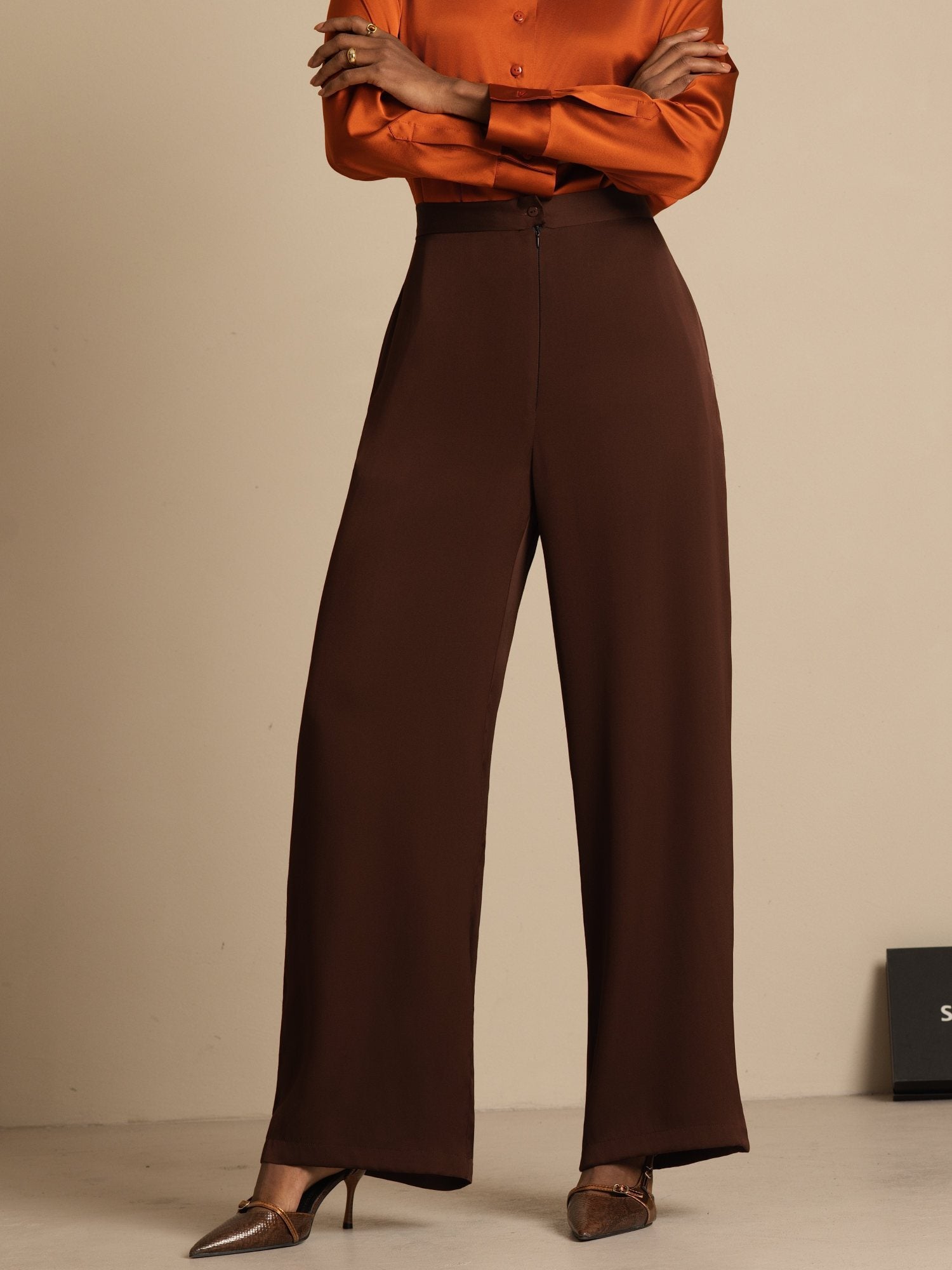 [BitterChocolate] SilkSilky-UK 19Momme Silk Womens Pants 003