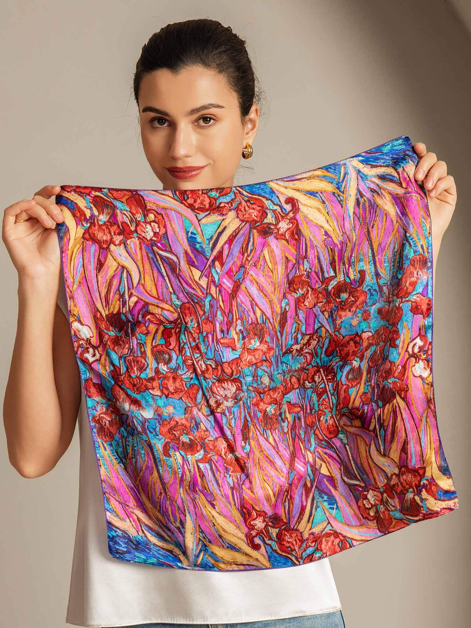 [P095] SilkSilky-UK Pure Silk Scarf 002