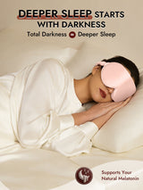 [Pink] SilkSilky-UK 22Momme Sleep Mask 005