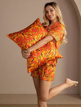 [Orange Dog] SilkSilky-UK Pillowcase 001