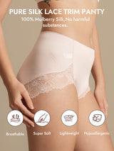 [Pink] SilkSilky-UK Silk Knitted Panty 003