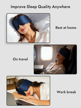 [Dark Blue] SilkSilky-UK Sleep Mask 006