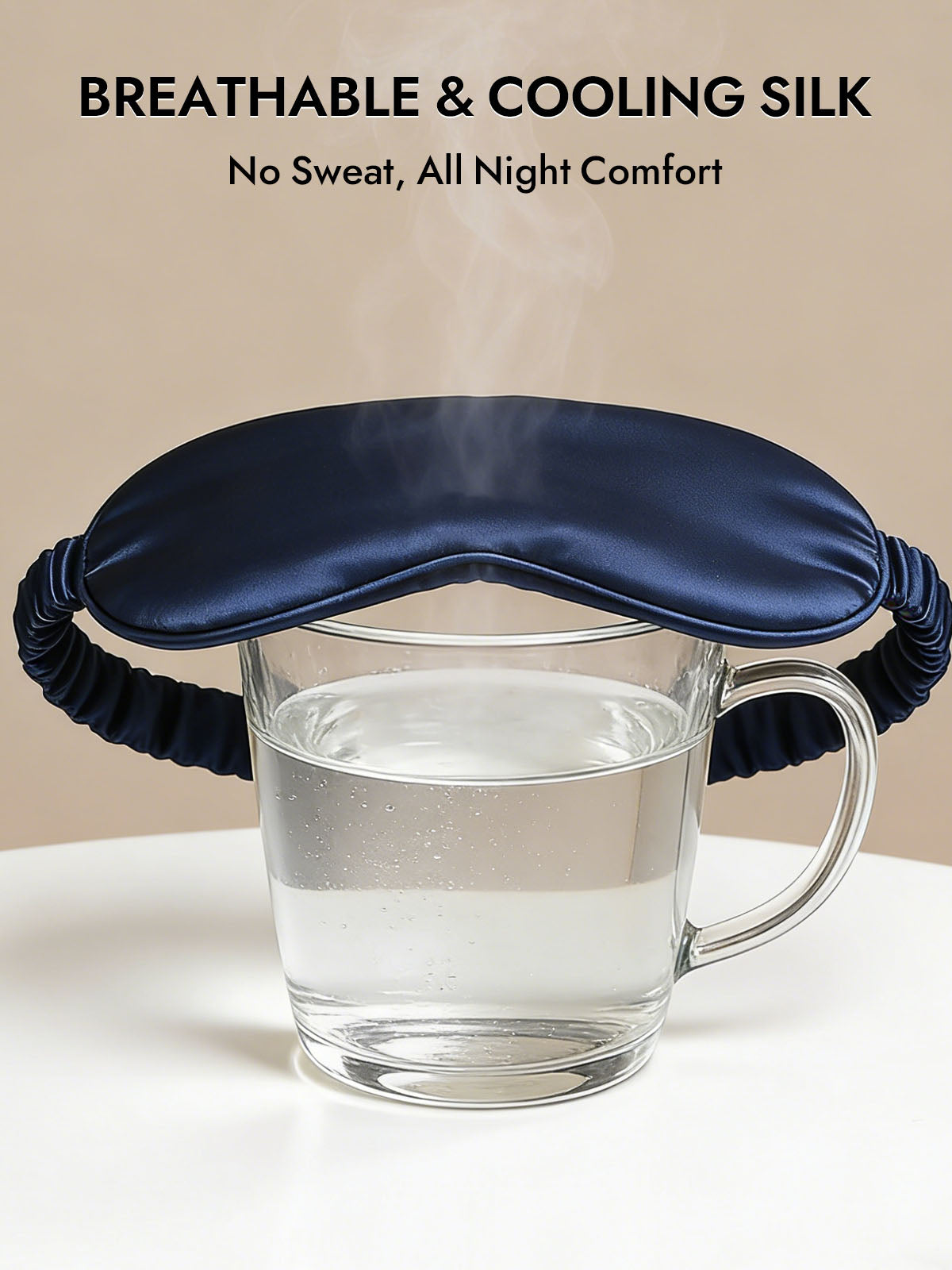 [Dark Blue] SilkSilky-UK Sleep Mask 004