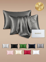 [Dark Gray] SilkSilky-UK 30Momme Pillowcase 001