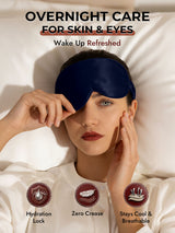 [Dark Blue] SilkSilky-UK Sleep Mask 007