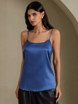 [Real Teal] SilkSilky-UK Spaghetti Strap Camisole 003