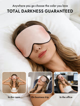 [Pink] SilkSilky-UK Sleep Mask 006